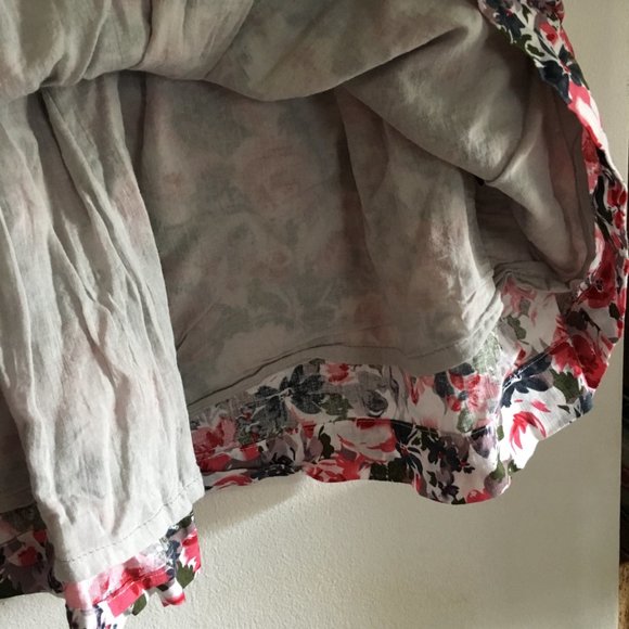 Pink Flower Skirt - Picture 2 of 3